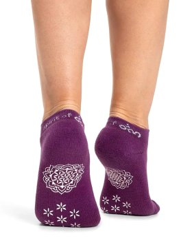 Calze Yoga Antiscivolo Adhara - Viola - 1