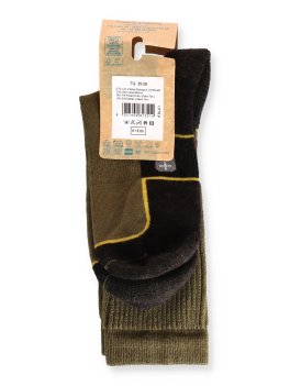 Calzini Corti da Trekking "Ecodinamica"  Grigio e Verde Salvia - Taglia 35/38 - 3
