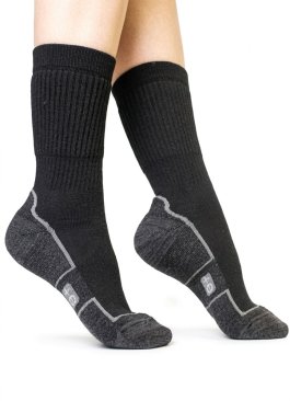 Calzini Corti da Trekking "Ecodinamica"  - Nero - Taglia 35/38 - 1
