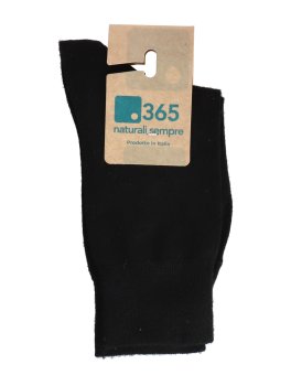 Calzini in Viscosa di Bamboo Nero - 2