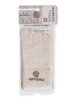 Calzini del Benessere in Canapa - Wellness® Socks Crema - 3