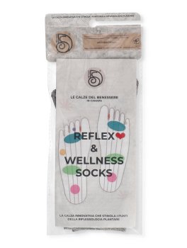 Calzini del Benessere in Canapa - Wellness® Socks Grigio - 4