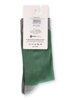 Calzini in Cotone Biologico Basic Verde Pino - 2
