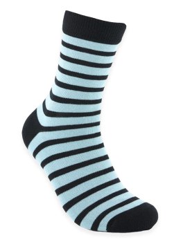 Calzini in Cotone Biologico Bicolor Azzurrino - 1