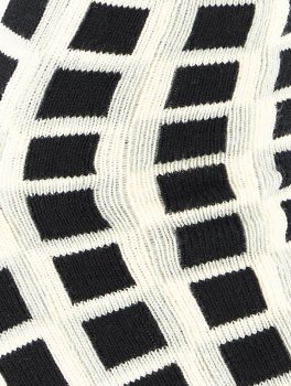 Calzini in Cotone Biologico Blocks Nero/Bianco - 2