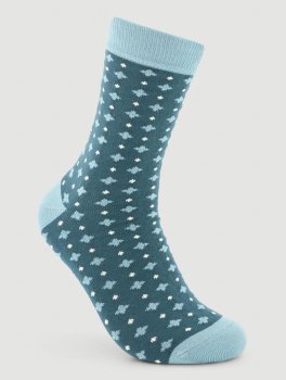 Calzini in Cotone Biologico Brillo Azzurrino - 2