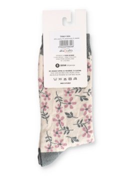 Calzini in Cotone Biologico Flores Rosa - 3