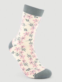 Calzini in Cotone Biologico Flores Rosa - 4