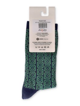 Calzini in Cotone Biologico Geo Verde - Taglia 35-38 - 3