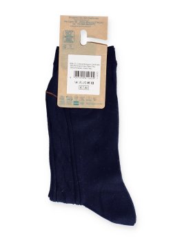 Calzini in Cotone Biologico Links con Greca - Blu - 3