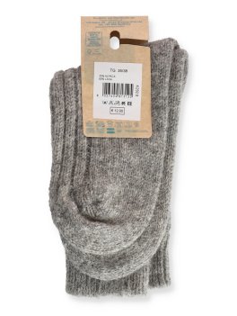 Calzini in Lana e Alpaca "Alpachina"- Grigio Chiaro - Taglia 35/38 - 3
