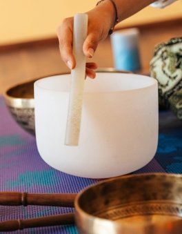 Campana di Quarzo Bianco - 25 cm - 2