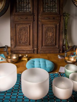 Campana di Quarzo Bianco - 25 cm - 6