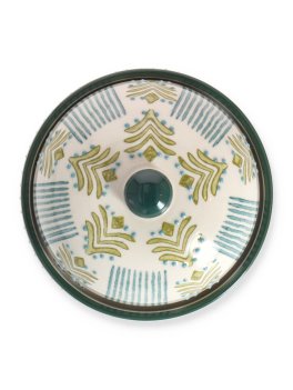 Campana per Formaggio in Gres con Piattino "Orientale" - 2