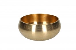 Campana Tibetana con Decorazione 3 Linee + Bastoncino- Solid Singing Bowl - 2