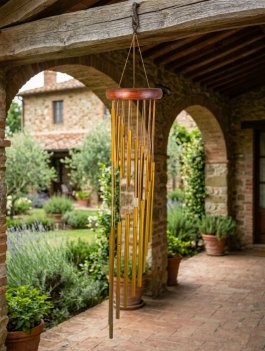 Campana Tubolare a Spirale Nature’s Melody - Gioco di Vento "Spiral Tree Gold" - 4