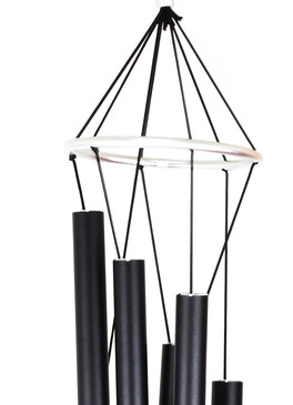 Campana Tubolare - Gioco di Vento "Aureole Tunes Black"- 106 cm - 2