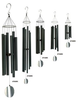 Campana Tubolare - Gioco di Vento "Aureole Tunes Black"- 106 cm - 6