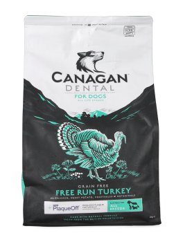 Canagan Free Run Turkey Dental Crocchette per Cani - 1
