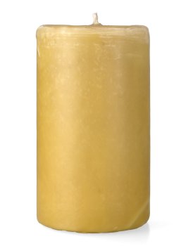 Candela Cilindro in Cera d'Api - 1