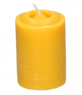 Candela Cilindro in Cera d'Api - 2