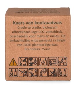 Candela Ecologica con Cera di Colza - Palo Santo - 4