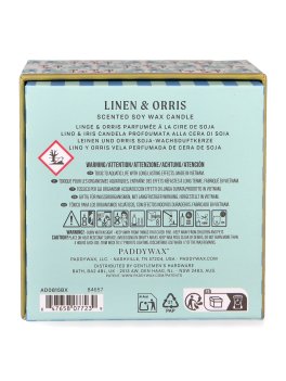 Candela in Ceramica "A Dopo" Blue Cheetahs - Linen e Orris - 7