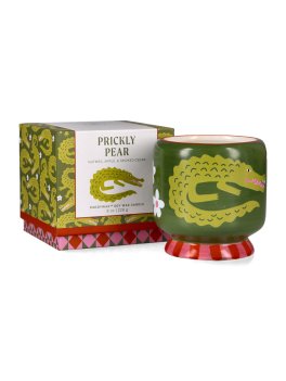 Candela in Ceramica "A Dopo" Crocodile - Fico d'India - 3