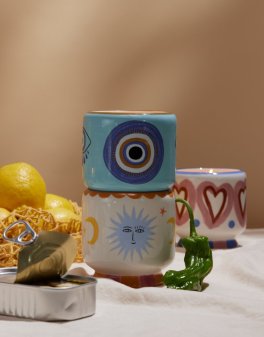 Candela in Ceramica "A Dopo" Eye - Incense e Smoke - 226g - 6