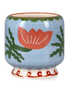 Candela in Ceramica "A Dopo" Flower - Fiore di Cactus - 1