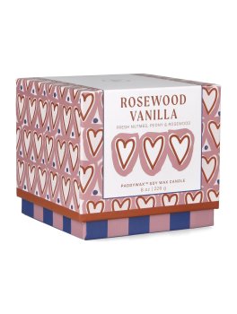 Candela in Ceramica "A Dopo" Hearts - Vaniglia e Legno di Rosa - 6
