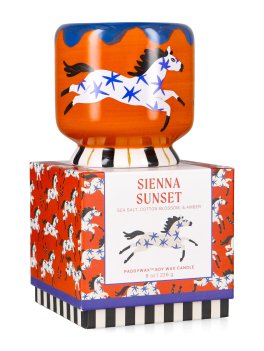 Candela in Ceramica "A Dopo" Horse - Sienna Sunset - 4