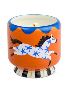 Candela in Ceramica "A Dopo" Horse - Sienna Sunset - 8