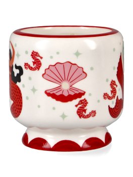 Candela in Ceramica "A Dopo" Mermaid - Zenzero e Teak - 2