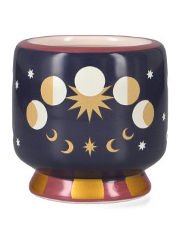 Candela in Ceramica "A Dopo" Moon Phases - Gelsomino e Rosa - 1