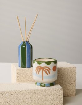 Candela in Ceramica "A Dopo" Palm Tree - Lush Palms - 10