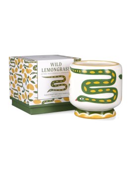 Candela in Ceramica "A Dopo" Snake - Wild Lemongrass - 2