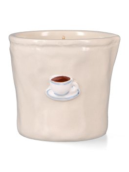 Candela in Ceramica "Bistro" Cappuccino - 1