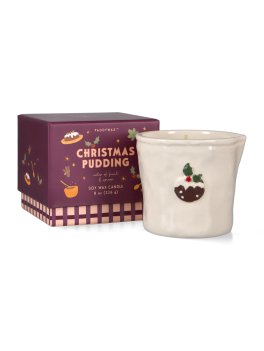 Candela in Ceramica "Bistro" Christmas Pudding - 3