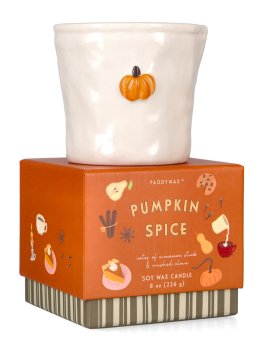 Candela in Ceramica "Bistro" Pumpkin Spice - 4