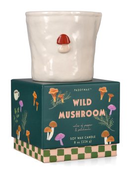 Candela in Ceramica "Bistro" Wild Mushroom - 4