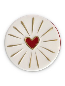 Candela in Vetro "Charmed" L-O-V-E - Wild Fig & Rose - 4
