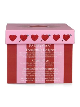 Candela in Vetro "Charmed" L-O-V-E - Wild Fig & Rose - 7