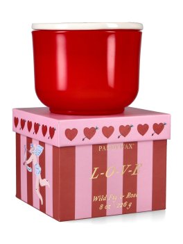 Candela in Vetro "Charmed" L-O-V-E - Wild Fig & Rose - 2