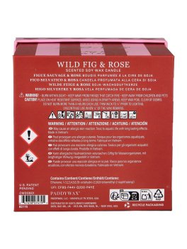 Candela in Vetro "Charmed" L-O-V-E - Wild Fig & Rose - 8