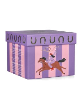 Candela in Vetro "Charmed" Lucky Horseshoe - Tabacco e Pino - 6