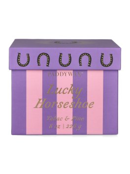 Candela in Vetro "Charmed" Lucky Horseshoe - Tabacco e Pino - 8
