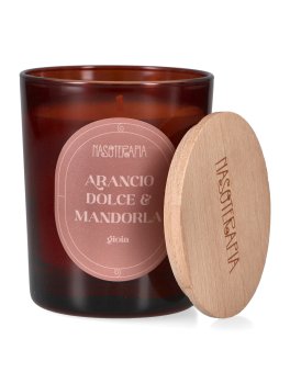 Candela Profumata con Oli Essenziali - Arancio Dolce & Mandorla - 2