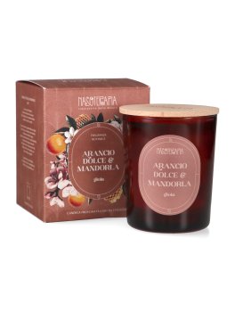 Candela Profumata con Oli Essenziali - Arancio Dolce & Mandorla - 4