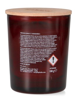 Candela Profumata con Oli Essenziali - Arancio Dolce & Mandorla - 5